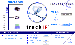 NaturalPoint trackIR software setup